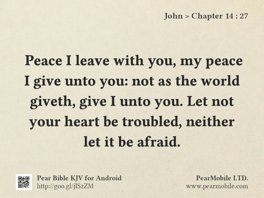 John, Chapter 14:27